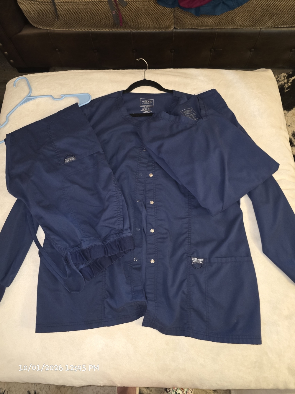 Cherokee Workwear Revolution Women Scrub Set Top & Pants & Jacket 2XL Petite